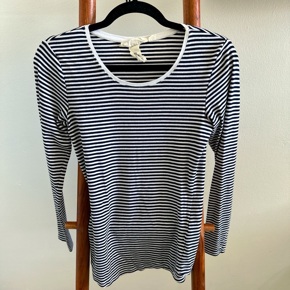 NWOT striped long sleeve tee